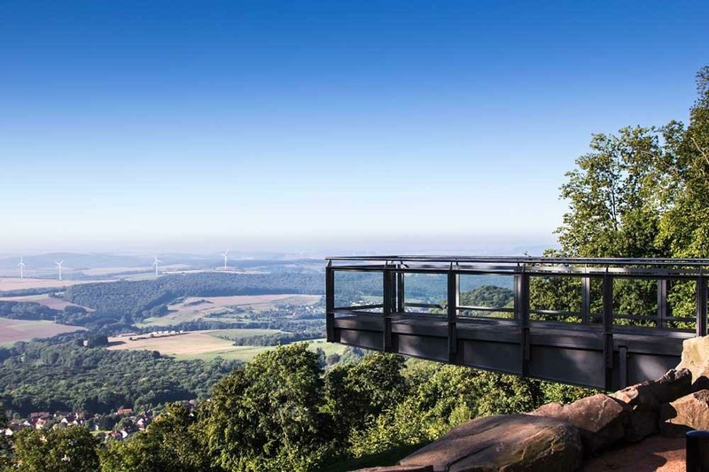 Blick auf den Standort Tholey